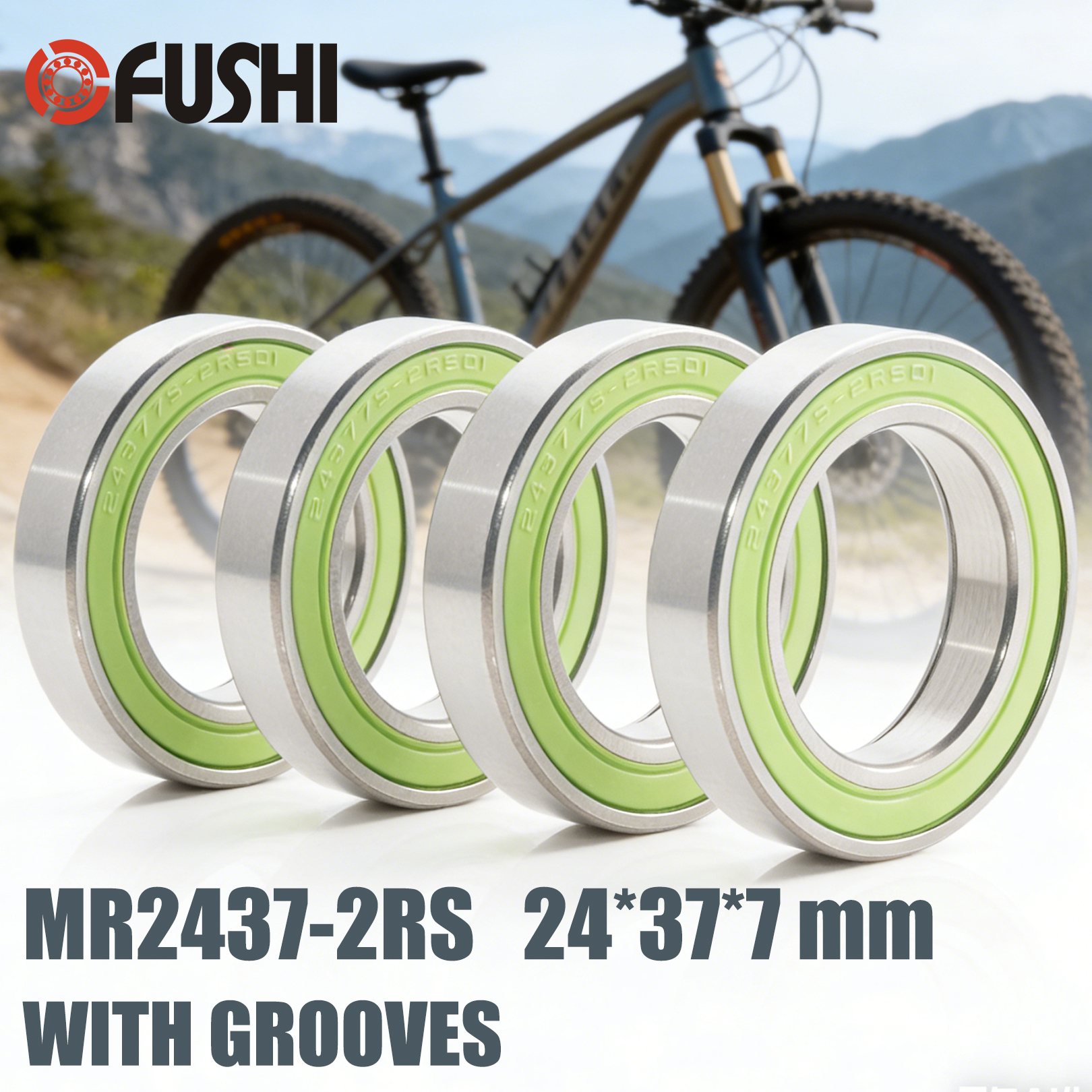Matter Hub Thread - 4Pcs MR2437-2RS Bearing 24*37*7 mm ABEC-5