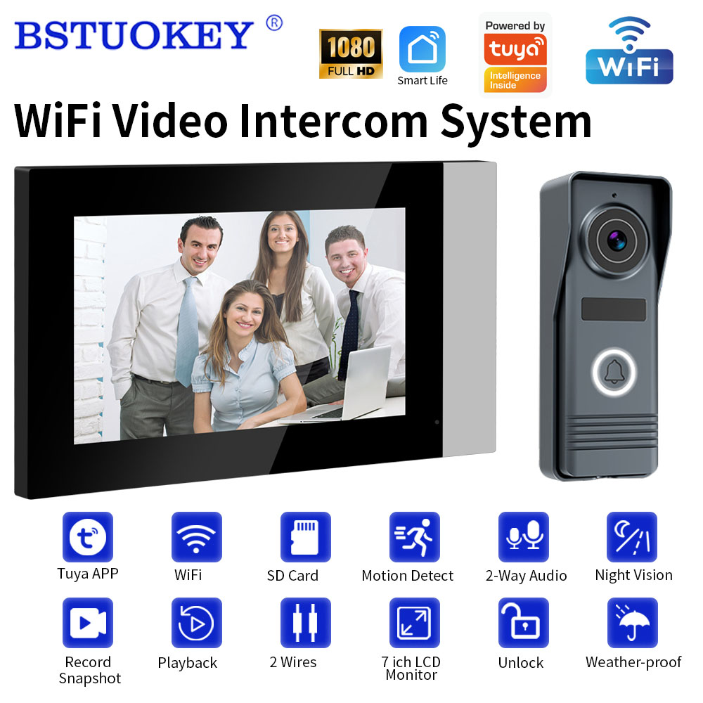 2-Wires Smart Home Wifi 1080P  – обзор и цена Smart Doorbell Wired