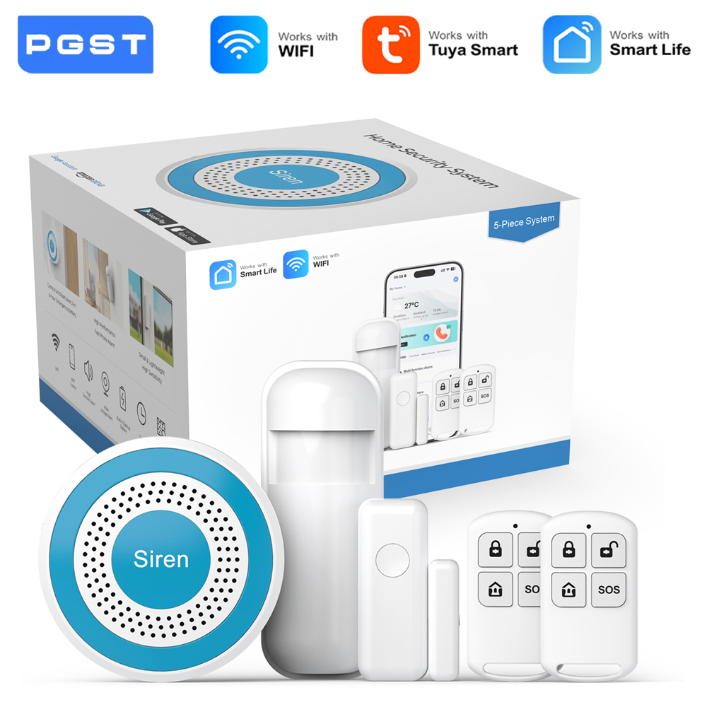 PGST WiFi Smart Life Alarm Sec – обзор и цена Home Automation Tutorial