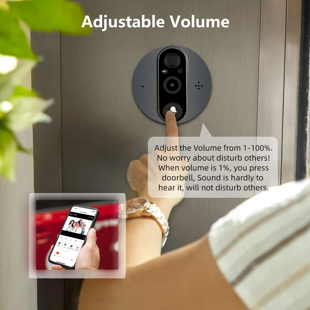 3MP Smart Life Tuya 1080P WiFi – обзор и цена Smart Doorbell Wired