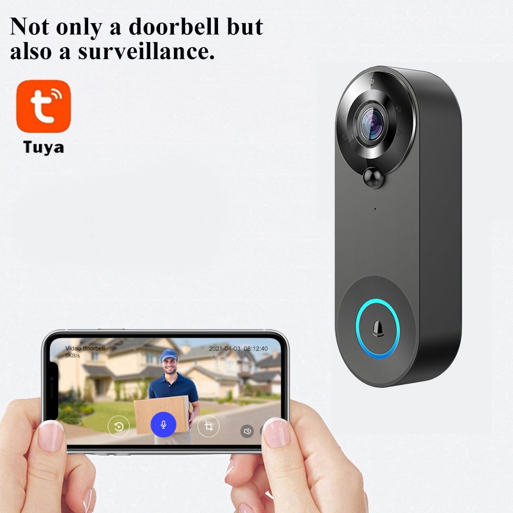 Tuya 1080P Wireless WIFI Doorb – обзор и цена Smart Doorbell Wired