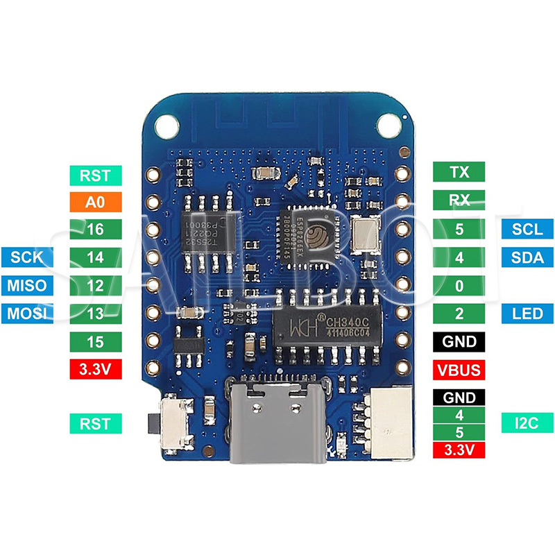 1-10PCS WeMos D1 Mini ESP8266  – обзор и цена Esp8266 Nodemcu Board
