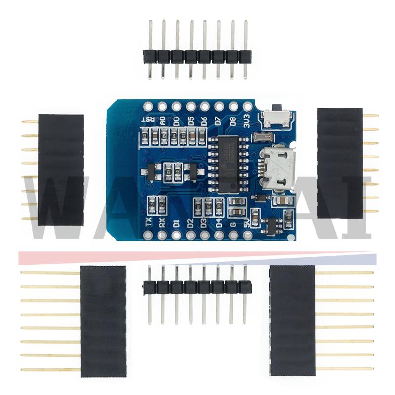 WeMos D1 Mini Pro V3.0.0 Bytes – обзор и цена Esp8266 Nodemcu Board