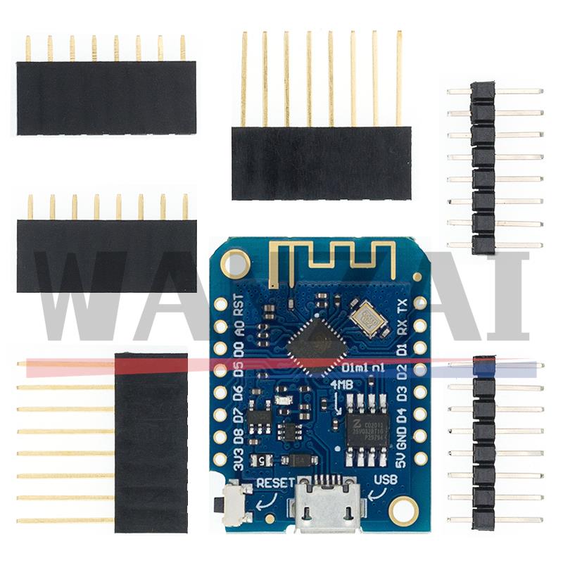 WeMos D1 Mini Pro V3.0.0 Bytes – обзор и цена Esp8266 Nodemcu Board