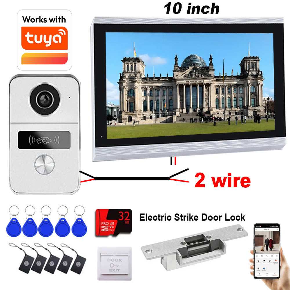 New 2 Wires Tuya Wifi Video In – обзор и цена Smart Doorbell Wired