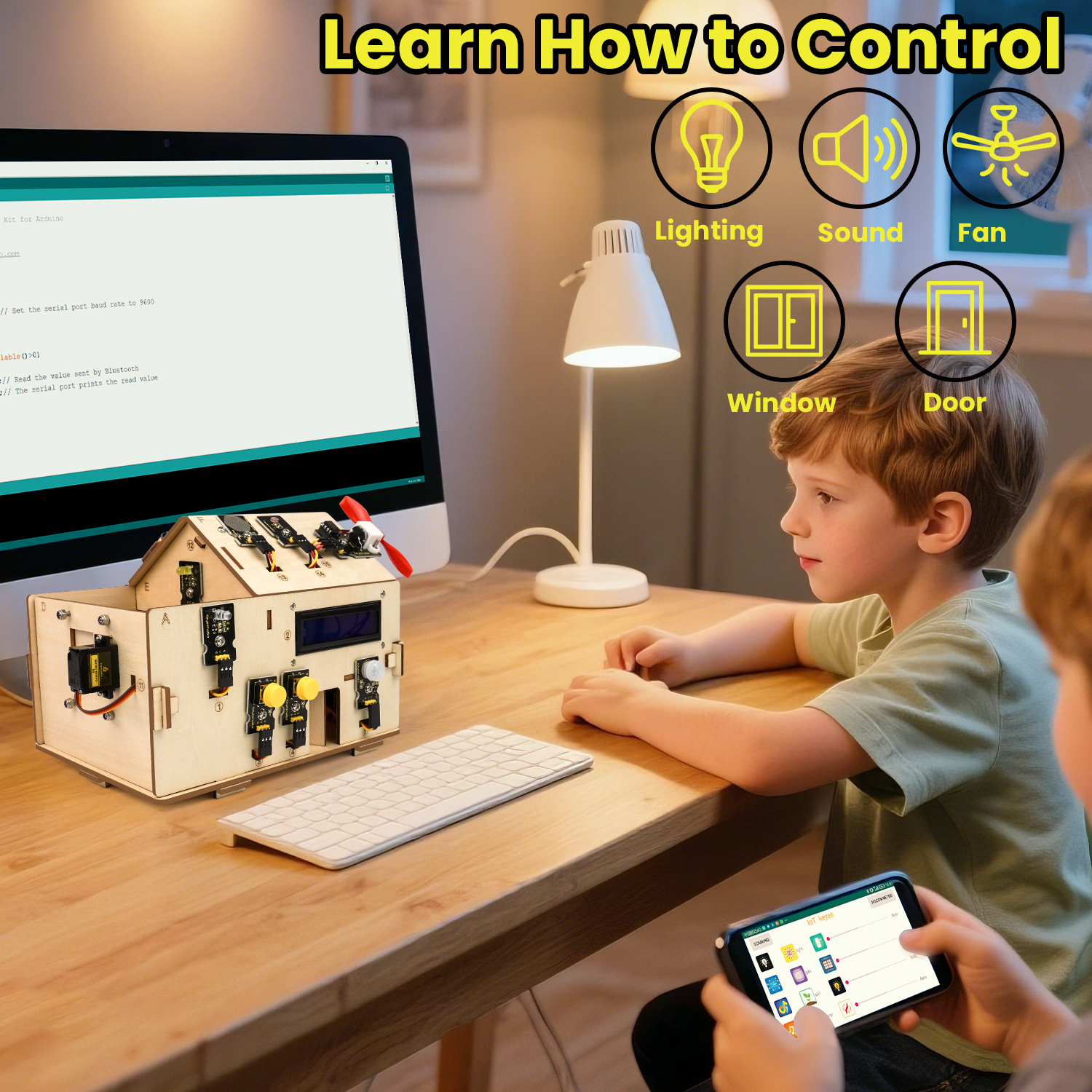 Keyestudio Smart Home IOT Kit  – обзор и цена Home Automation Diy Kit