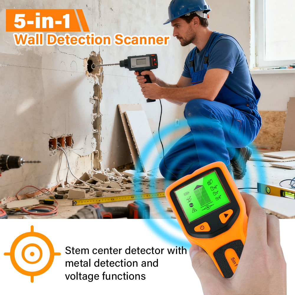 Handheld 5 in 1 Digital Wall S – обзор и цена Water Leak Detector Wired