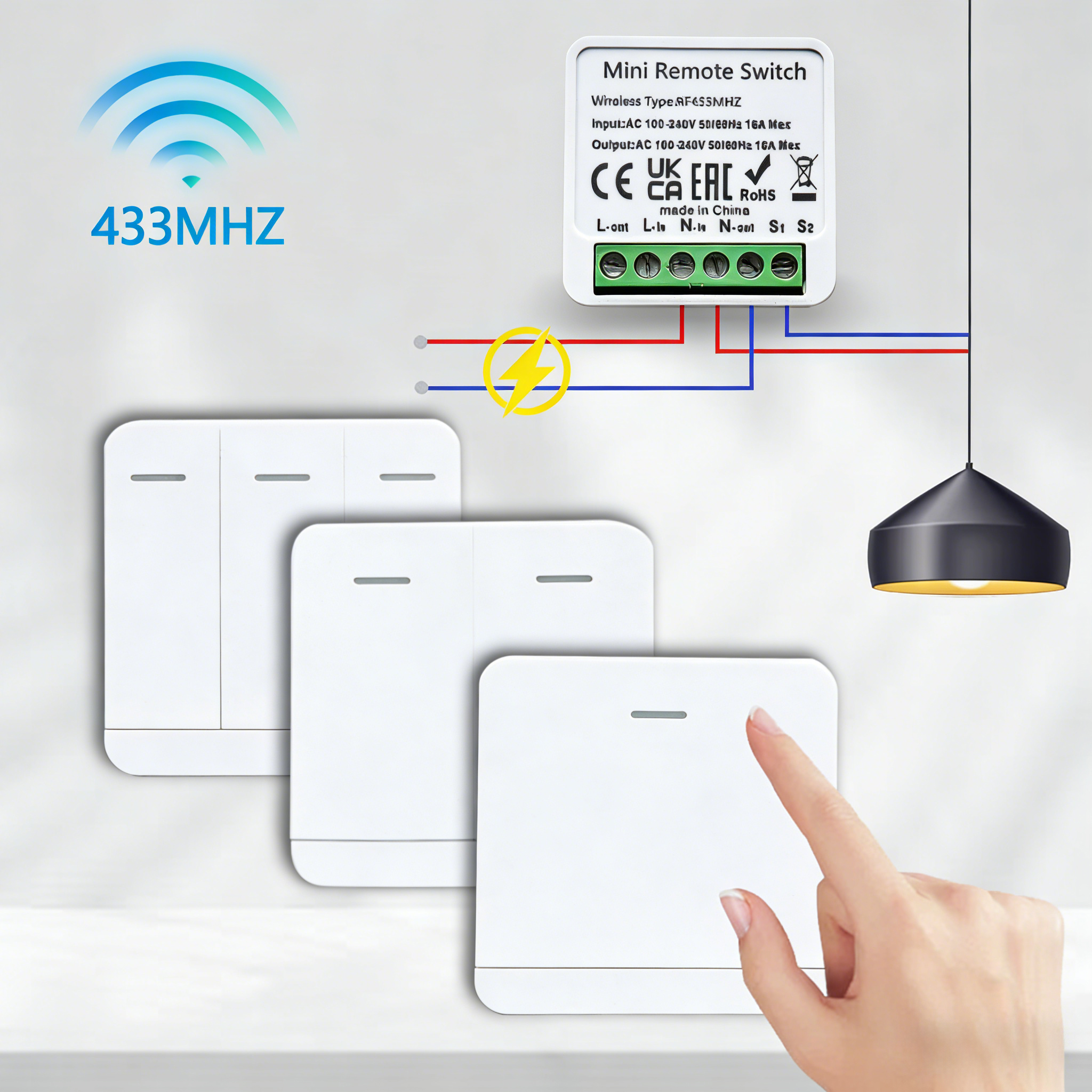RF 433MHz Smart DIY Wireless S – обзор и цена Home Automation Systems Diy