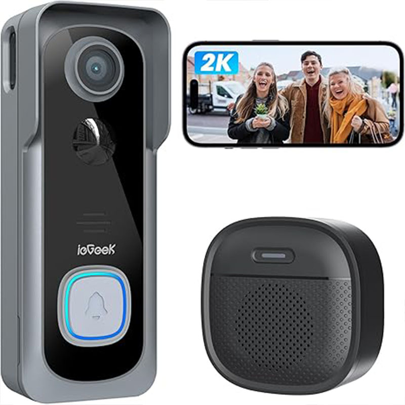 ieGeek 2K Doorbell Camera Wire – обзор и цена Smart Doorbell Wired