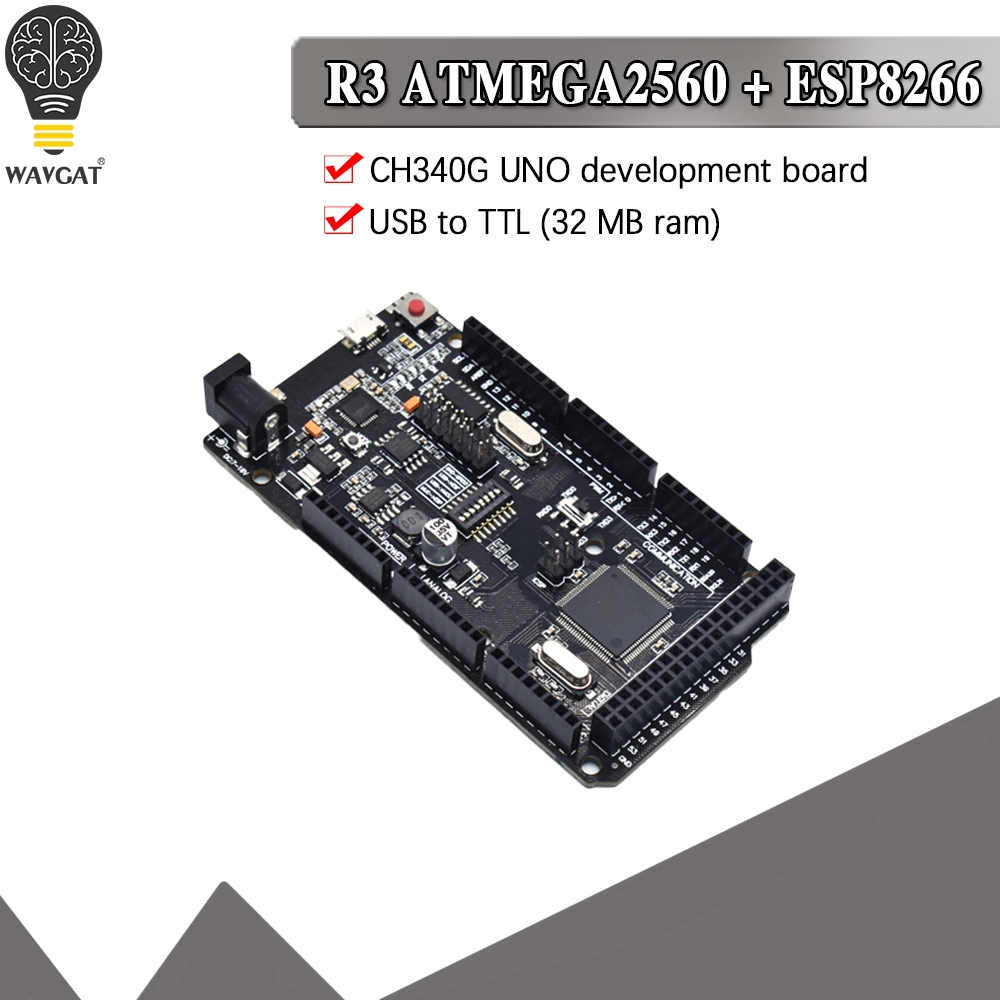 Mega2560 + WiFi R3 ATmega2560+ – обзор и цена Esp8266 Nodemcu Board