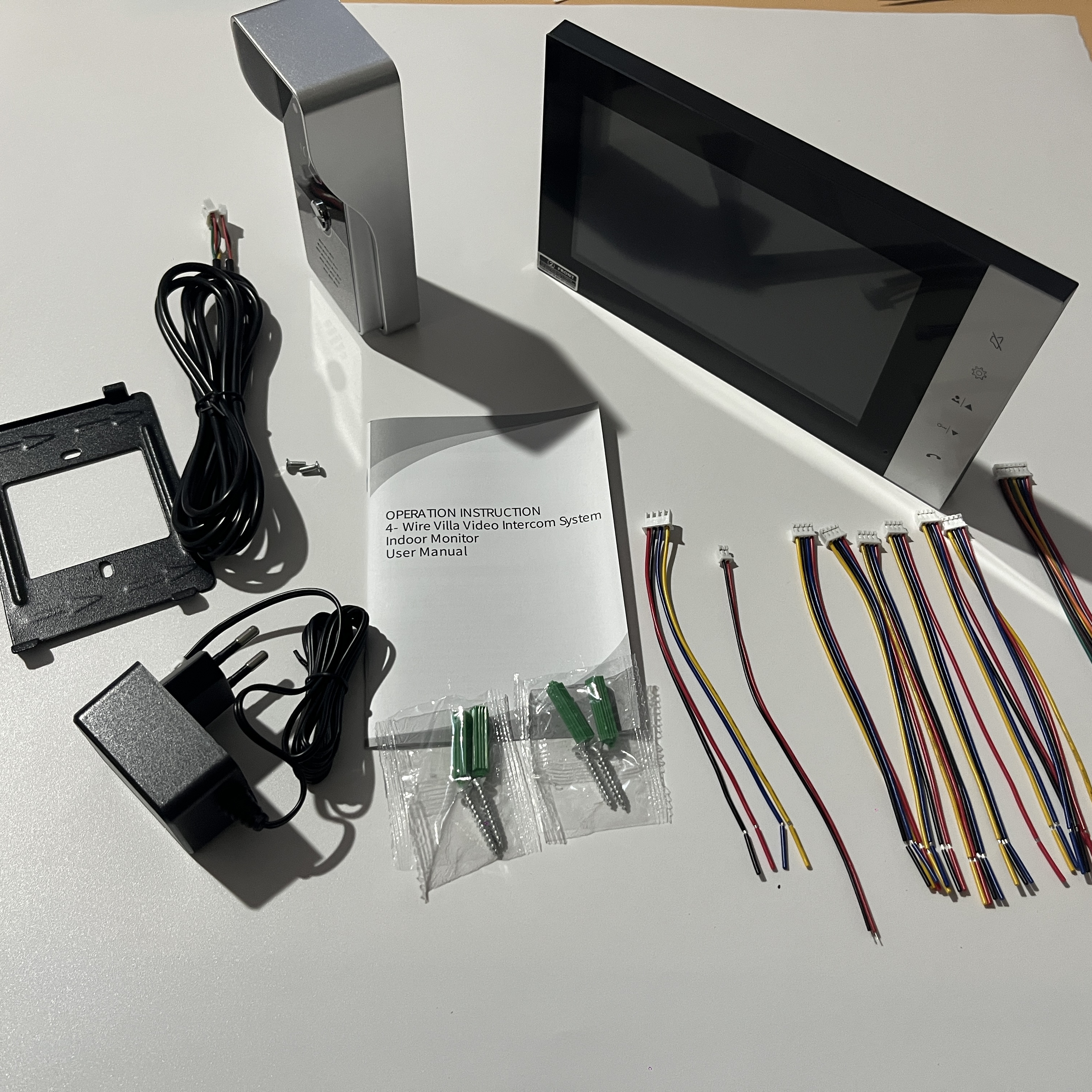 4 Wire 7 Inches Wired Video Do – обзор и цена Smart Doorbell Wired