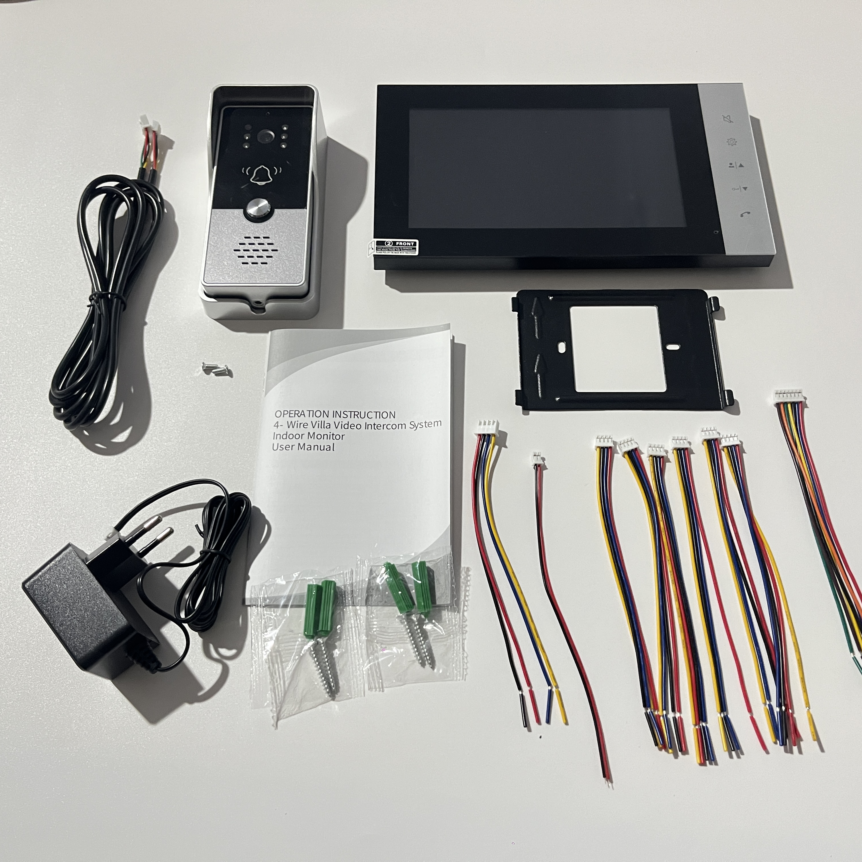 4 Wire 7 Inches Wired Video Do – обзор и цена Smart Doorbell Wired