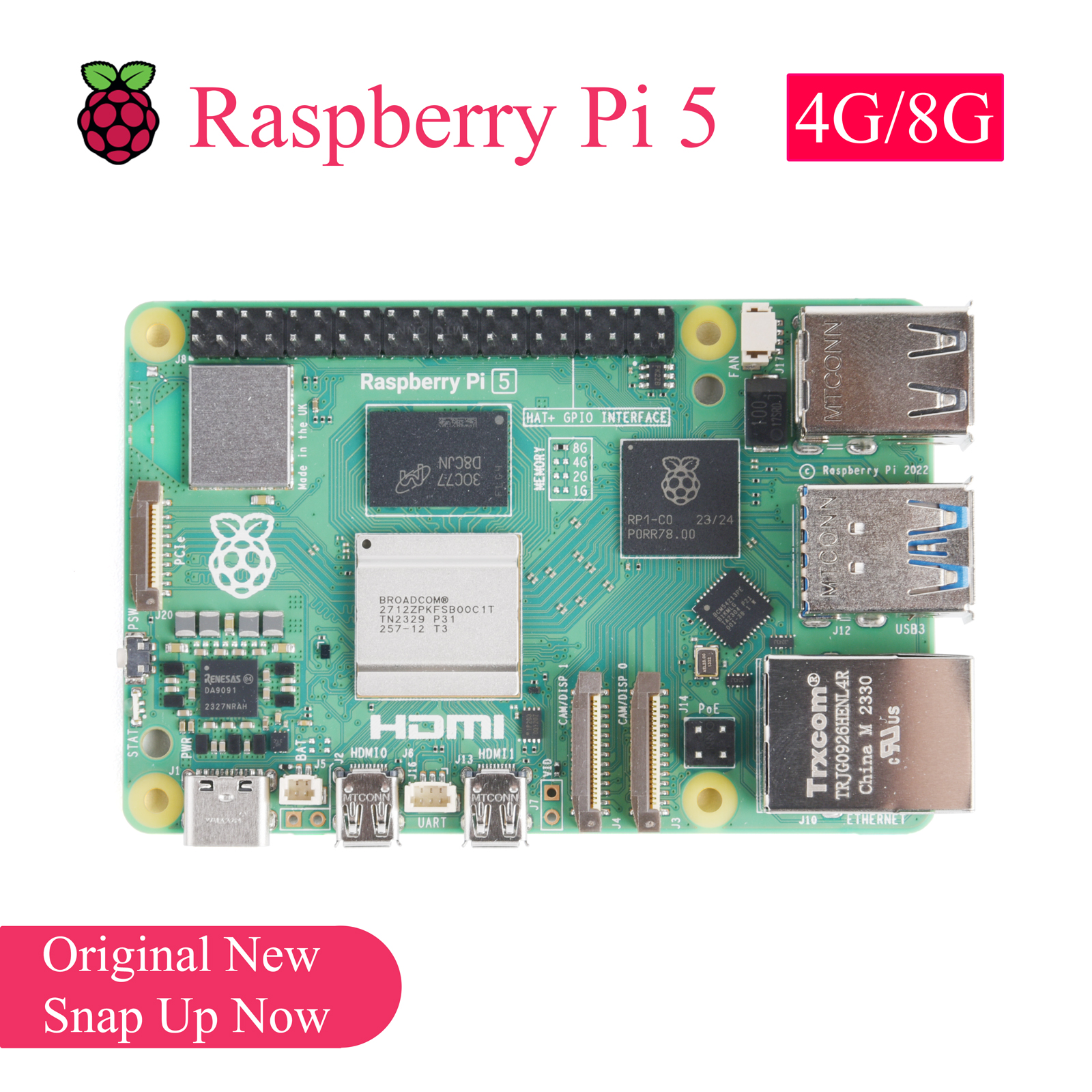 1PCS Original Raspberry Pi 5 4 – обзор и цена Diy Home Automation Raspberry Pi