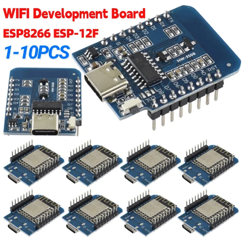 1-10PCS ESP8266 ESP-12F D1 Min – обзор и цена Esp8266 Nodemcu Board