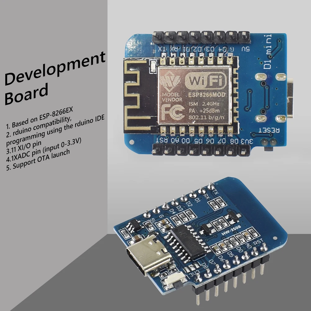 1-10PCS ESP8266 ESP-12F D1 Min – обзор и цена Esp8266 Nodemcu Board