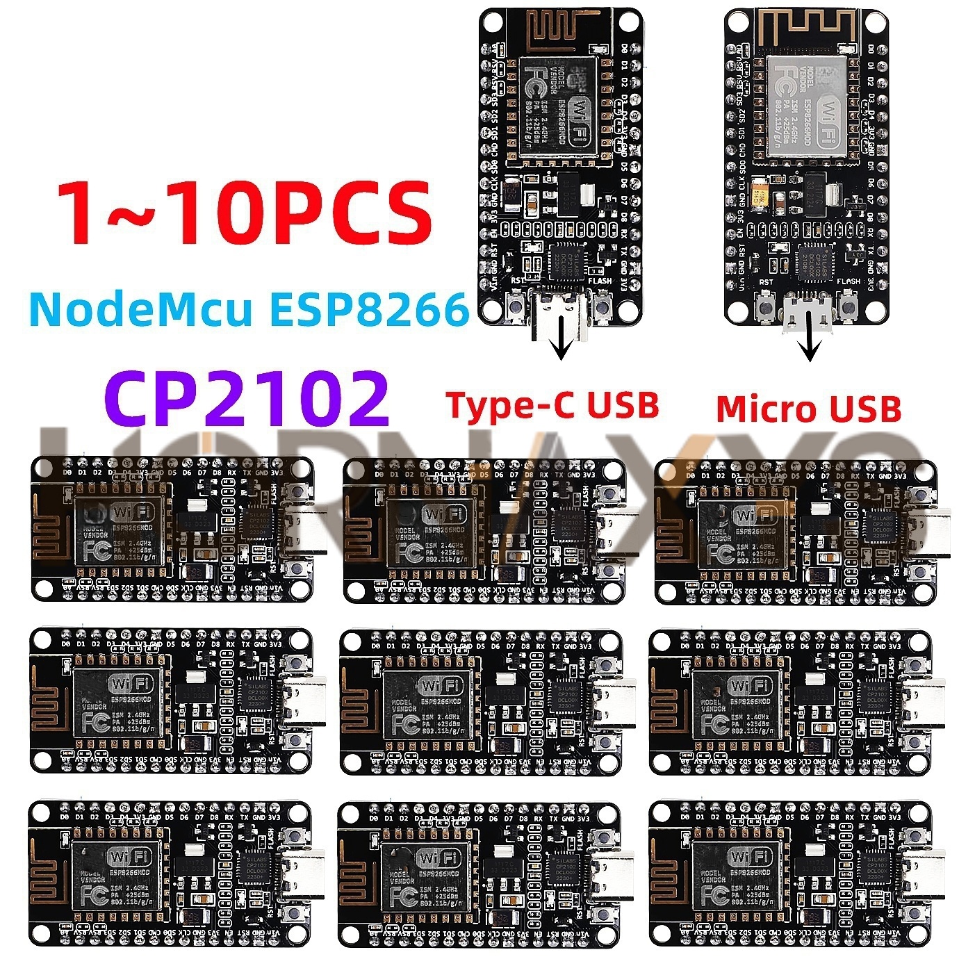 1-10PCS/Wireless Module CP2102 – обзор и цена Esp8266 Nodemcu Board