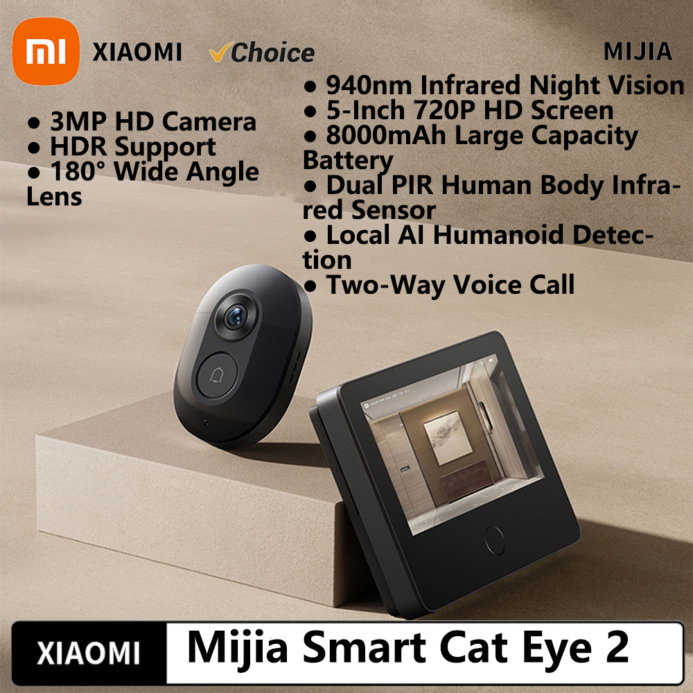 Xiaomi Smart Cat eye 2 WiFi Wi – обзор и цена Smart Doorbell Wired