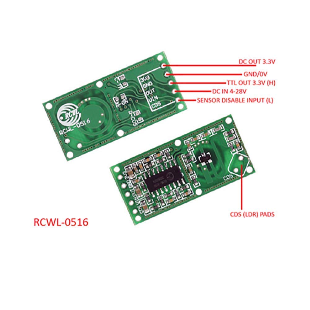 5PCS RCWL-0516 Motion Detectio – обзор и цена Esp8266 Nodemcu Board