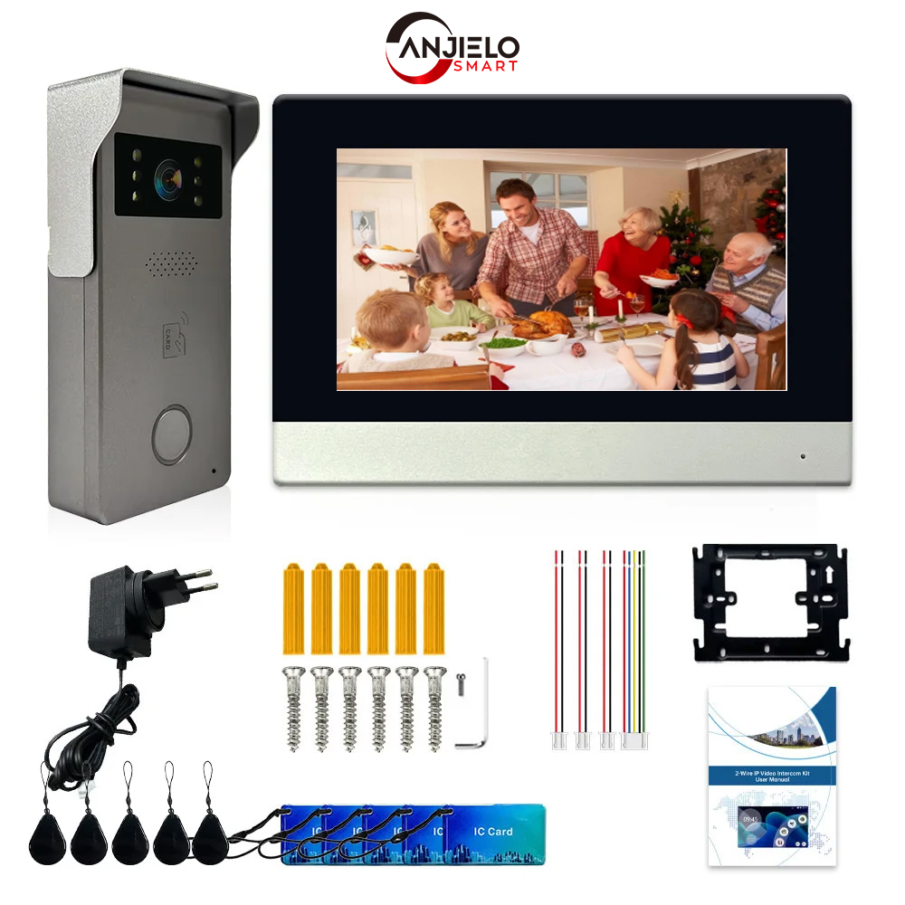 ANJIELO Tuya Smart Video Doorb – обзор и цена Smart Doorbell Wired