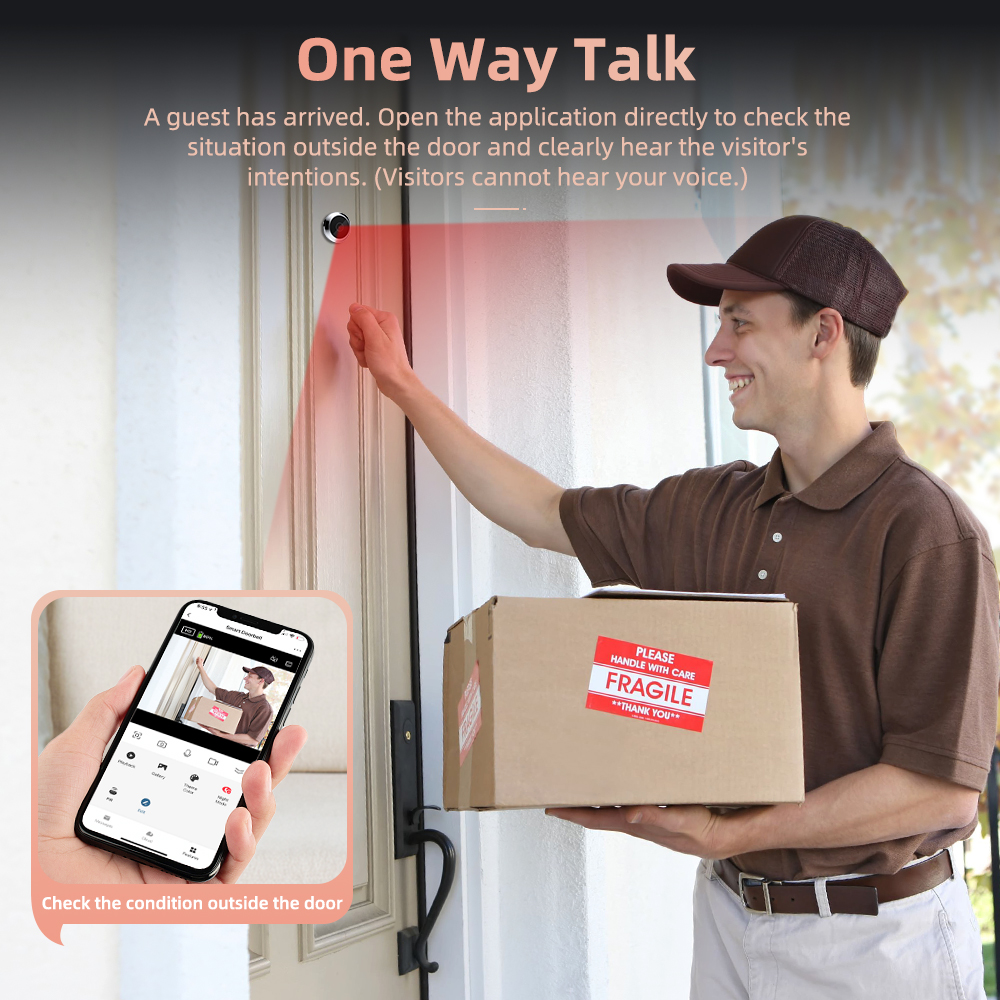 4.3 Inch Tuya Smart Home WiFi  – обзор и цена Smart Doorbell Wired